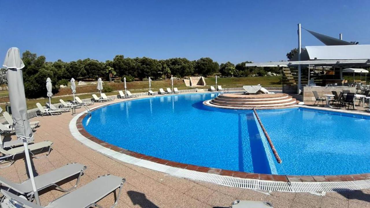 Olia Sea View Shared Pool Villa, Néa Fókaia Zewnętrze zdjęcie